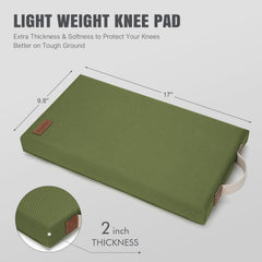 Side view of HappyPicnic Kneeling Pad with handle