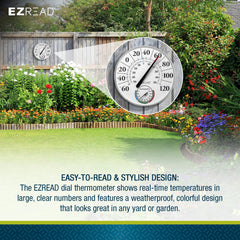 Side view of Headwind EZREAD Dial Thermometer displaying the thermometer face