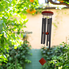 Side view of Howarmer wind chimes displaying the nylon snap button