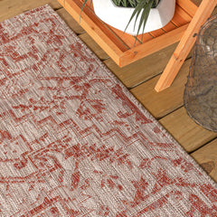 Side view of JONATHAN Y Boho Medallion Runner Rug