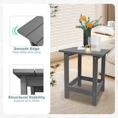 Side view of Meluvici Outdoor Side Table