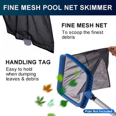 Side view of POOLAZA pool cleaning kit packaging