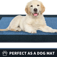 Side view of PURRUGS Indoor Door Mat demonstrating low-profile design