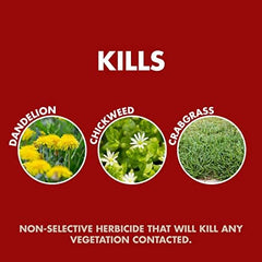 Side view of Spectracide Weed & Grass Killer packaging