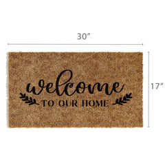 Side view of the 30 x 17 inches Barnyard Designs doormat
