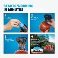 Side view of Thermacell Mosquito Repellent Mat Refills package