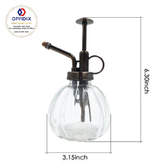 Side view showing the bronze plastic top pump of OFFIDIX Watering Spray Bottle