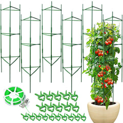 Sidefusi tomato cage 48-inch height with green coating
