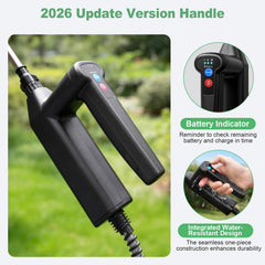 SideKing 2 Gallon Sprayer with battery handle and charging cable