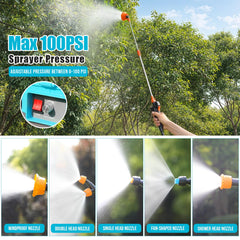 SideKing backpack sprayer showing semi-transparent tank