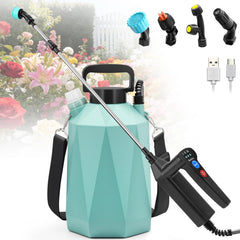 SideKing Battery Powered Sprayer front view with 1.35 Gallon tank