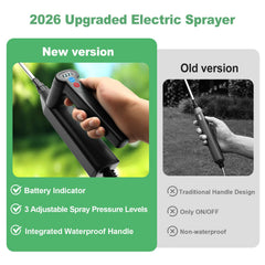 SideKing sprayer in use for garden watering