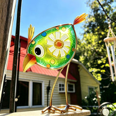 SILERUR colorful bird decor with U-shaped anchors