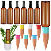 SiliFine Terracotta Watering Spike set with bottles
