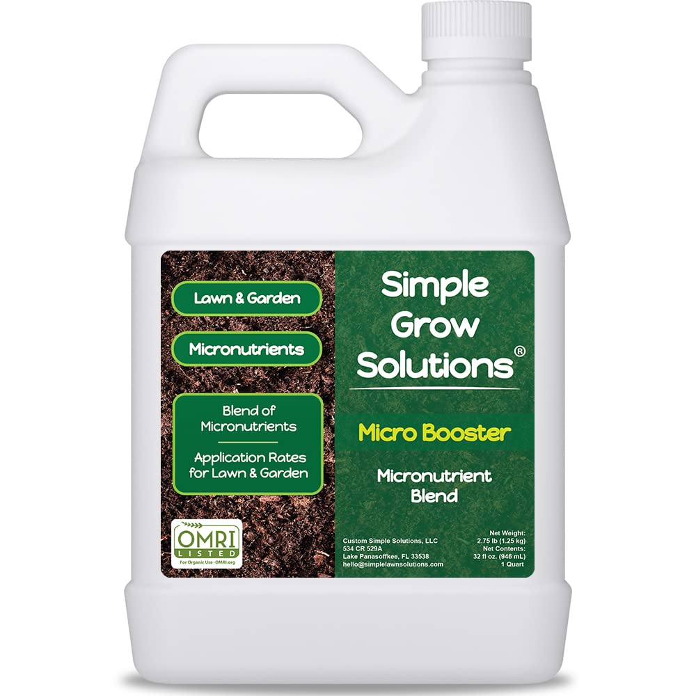 Simple Lawn Solutions Organic Micronutrient Formula 32 oz bottle front view