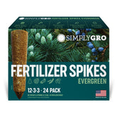 SimplyGro Fertilizer Spikes 24 count packaging front view