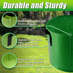 Sinimaka 10 Gallon Grow Bags showing vibrant colours