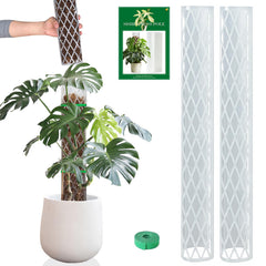 Sisher 16 Inch Plastic Moss Pole front view