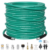 SITIMIMIL 100FT Sewer Jetter Kit complete set with nozzles and hose