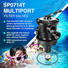sixcow SP0714T VariFlo XL valve side view with attachments