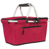SIYUAN Picnic Basket red model front view