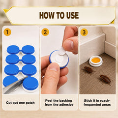 SKIXPVV Roach Control Pack placed under a sink