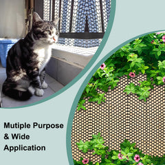 SKWIRRLE Chicken Plastic Wire Fencing Mesh used as barrier netting