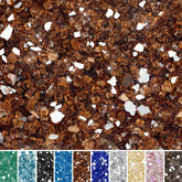 Skyflame Copper Reflective Fire Glass 1/4 inch front view