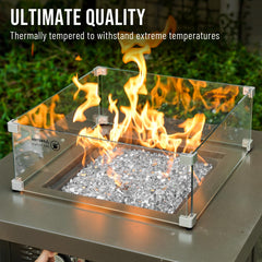 Skyflame Fire Glass Rocks package dimensions