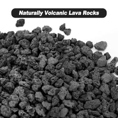 Skyflame Lava Rocks in a fire pit setting