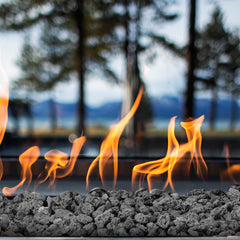 Skyflame Lava Rocks used in BBQ grill