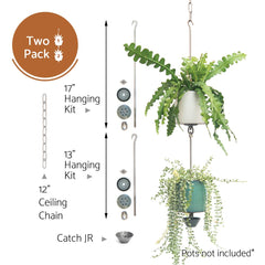 SkyPots hanging kits with stainless steel components