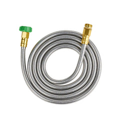 Skyward 10ft stainless steel garden hose front view