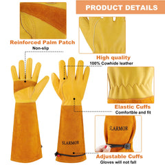 SLARMOR Gardening Gloves showing elbow-length gauntlet