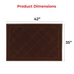 SlipToGrip Indoor Outdoor Door Mat in a busy entryway