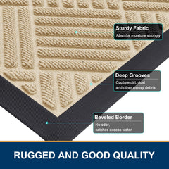 Smiry doormat in outdoor setting by front door