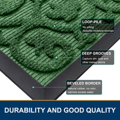 Smiry Front Door Mat easy cleaning demonstration