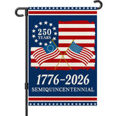 Snungee 250th Anniversary USA Garden Flag front view with vibrant stars and stripes