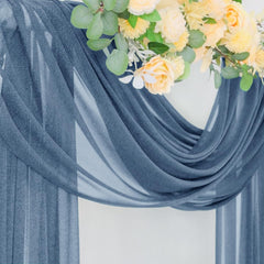 Socomi Draping Fabric displayed as a party backdrop