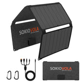 SOKIOVOLA 50W Foldable Solar Panel front view