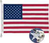 SolarStar American Flag 12x18 ft with embroidered stars