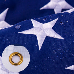 SolarStar American Flag 2x3 FT front view with embroidered stars