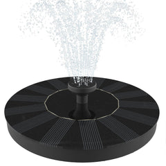 Solatec Solar Fountain Pump front view with solar panel