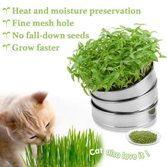 SOLIGT seed sprouting kit shown in a kitchen setting