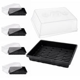 SOLIGT Seed Starter Tray set with humidity domes front view