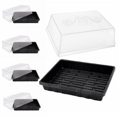 SOLIGT Seed Starter Tray set with humidity domes front view