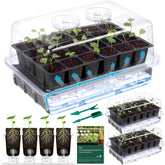 SOLIGT Seed Starter Tray with Humidity Dome and Labels