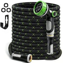 SOLMIO 100FT garden hose green model front view