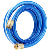 Solution4Patio 50 ft Garden Hose Blue/White front view