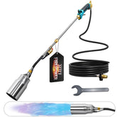 Sondiko Propane Torch Weed Burner front view with 10ft hose